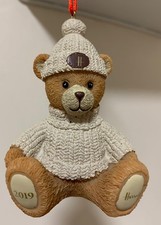 Harrods 2019 Joshua Resin Teddy Bear Ornament Christmas Tree Bauble Decoration