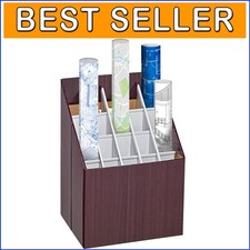 Compact & Stylish Cardboard Blueprint Organizer - 20 Compartments Included