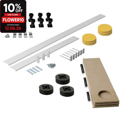 Shower tray panel riser kit - tray,