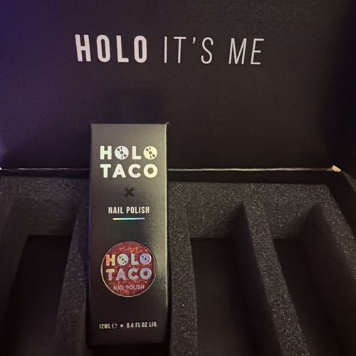 Bnib holo taco - taco, nail