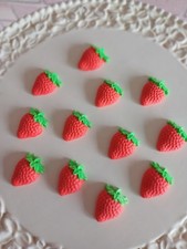 12 Red Strawberry Edible