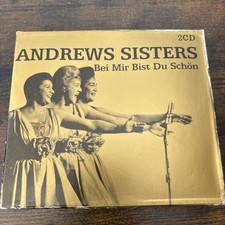 The Andrews Sisters - Bei Mir Bist Du Schon -  new sealed 36 track 2 cd set 
