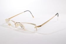 LINDBERG SPIRIT TITANIUM Eyeglasses T 61 Unisex Gold Rimless Glasses Frames