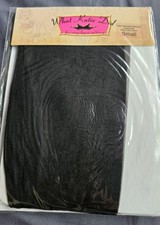 "What Katie Did"  Cuban Heel Stockings Black 100% Nylon Fully fashioned seamed 