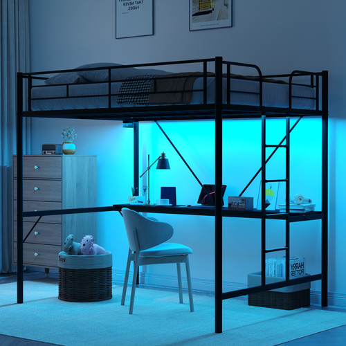 Twin size metal loft - twin,