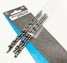 5pc 4mm EXTRA LONG DRILL BITS