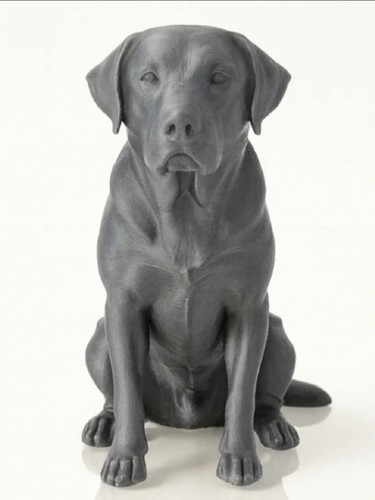 Labrador dog sculpture - labrador,