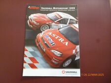 AUTOSPORT VAUXHALL MOTORSPORT 1999 SUPPLEMENT VECTRA SUPER TOURER YVAN MULLER