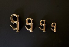 Jib Hanks / Snaps Solid Bronze Various Sizes