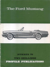 Ford Mustang Profile Publication Number 24 GT Fastback Hardtop Shelby GT 350 +