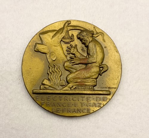 Art deco france - deco, medal,