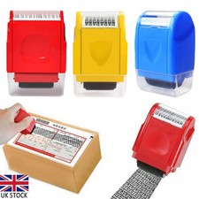 ID Theft Protection Stamp Roller Easy Guard Your Data Identity Security Privacy