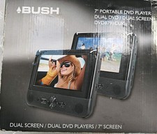 Bush 7" Portable DVD Player Dual DVD / Duel Screen