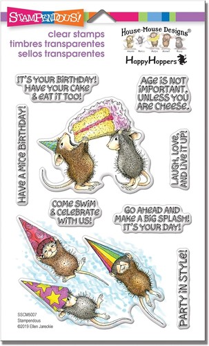 Stampendous house mouse - house,