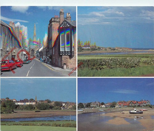Picture postcard alnmouth - postcard>,