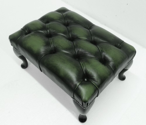 Chesterfield footstool antique - chesterfield,