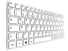GERMAN - White Keyboard for