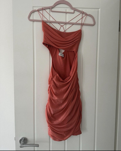 Polly pink ruched strappy - oh,