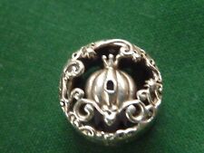 PANDORA DISNEY 925 SILVER CINDERELLA MIDNIGHT PUMPKIN CHARM