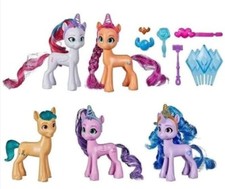 My Little Pony Unicorn Party Celebration Set - 5  Ponies & 10 Toy Accessories 