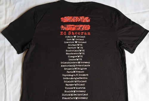 Sheeran tour shirt - ed,