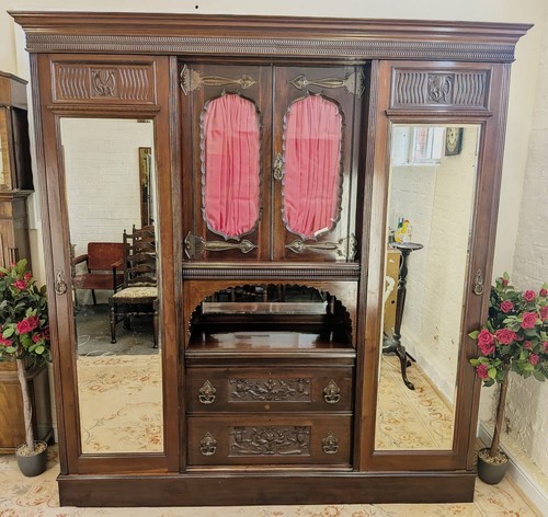 Victorian carved mahogany - victorian,