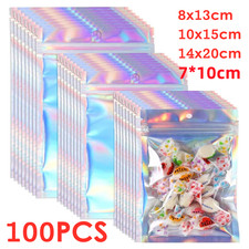 100X Clear Zip Lock Seal Mylar
