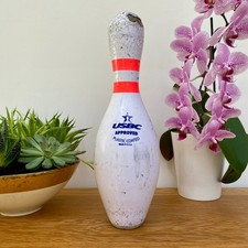 Vintage AMF Amflite II Bowling Pin – Plastic-Coated Wooden Core – 80s/90s Retro