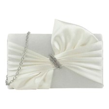 Women's Satin Clutch Bag Bow