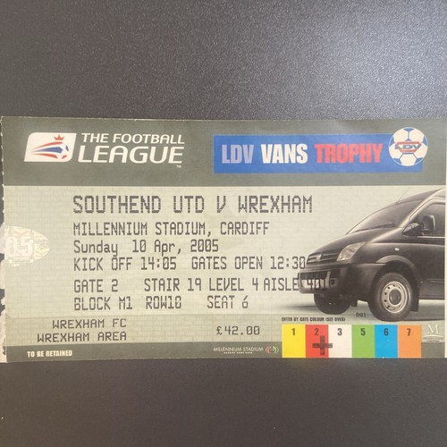 Southend united wrexham ldv - southend, wrexham(ldv