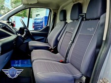 FORD TRANSIT MK8 2015 - 2024 FABRIC TAILORED FRONT SEAT COVERS