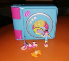 POLLY POCKET DISK PLAYER TRENDY TRONICS FULLY WORKING ORIGINAL FIGURE BIKE RARE