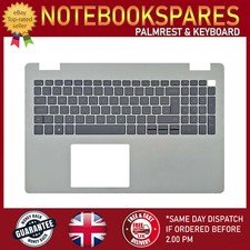 Dell Inspiron 15 5593 Palmrest Upper Case UK Layout Keyboard Silver