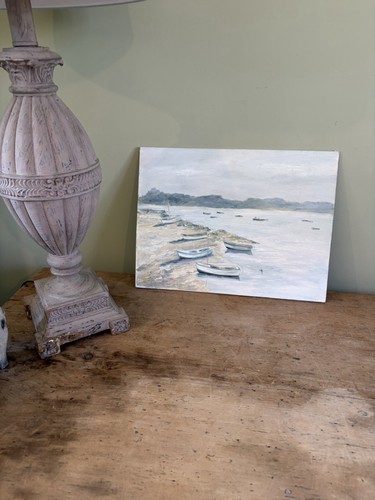 Beautiful hand painted oil - , on