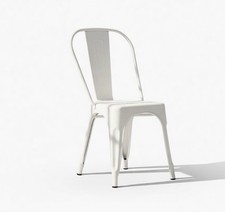 Metal Dining Chair White