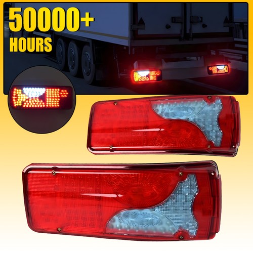 2pc 24v led rear tail - rear,