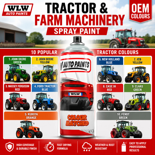 Tractor enamel aerosol - tractor,
