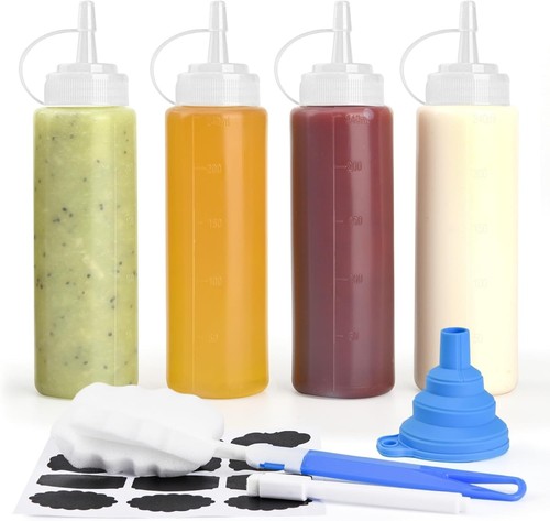 Pcs condiment squeeze - 4, oz