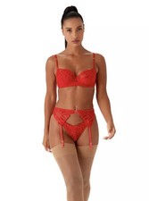 Gossard Red Fiesta Suspender