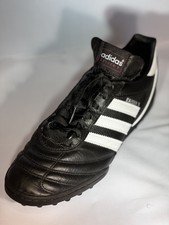 ADIDAS KAISER 5 TRAINERS BLACK WHITE SIZE 8 EU 42  RRP £80.00 Injury worn twice