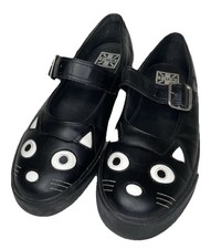 T.U.K. Black Kitty Mary Jane