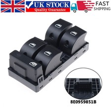 For Audi A4 B6 B7 Driver Side Electric Power Window Control Switch 8E0959851B