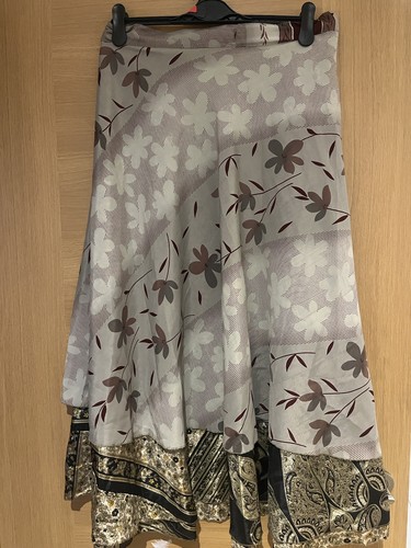 Recycled silk saree - silk, beach
