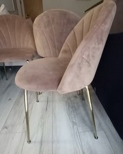 Velvet Dining Chair Set