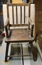 Antique Childs Chair Doll