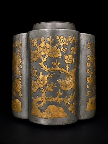 Chinese paktong tea caddy - ,