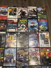 Job Lot of 50 PC Games Job Mixed Varied Bundle. War/RTS/Zombie/RPG Etc.