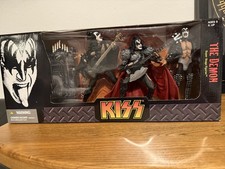 KISS McFarlane Gene Simmons 3 Pack Action Figure Set -Alive, Love Gun, Creatures