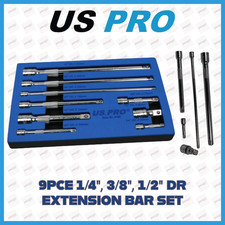 US PRO Tools 9pc 1/4" 3/8"