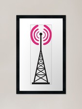 Radio tower 5 Framed Art Print